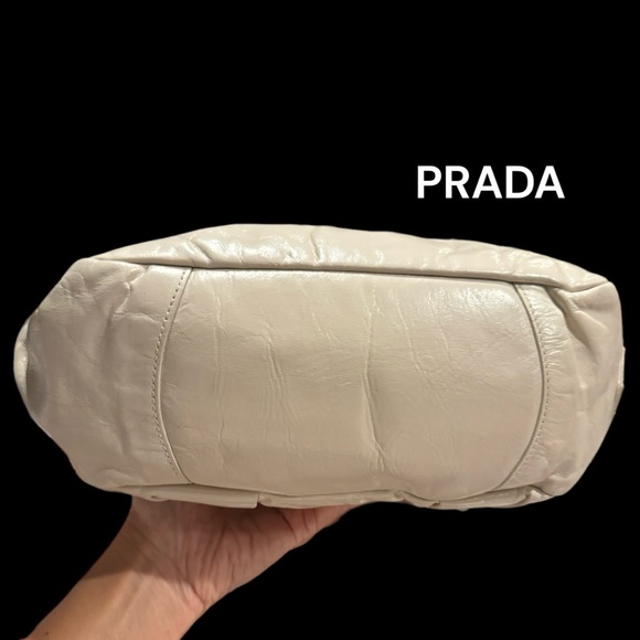 Authentic PRADA  patent Leather satchel / crossbody - Picture 6 of 11